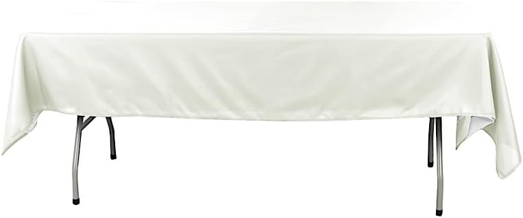Balsa Circle Ivory 60 x 102-Inch Cotton Blend Rectangular Tablecloth