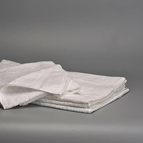 60 Pcs Machine Washable Face Towels Wholesale 13x13 Combed Cotton