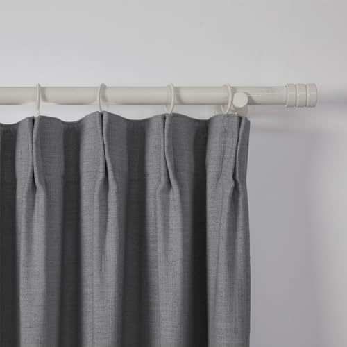 ChadMade 50" W x 84" L Polyester Linen Drape with Blackout Lining