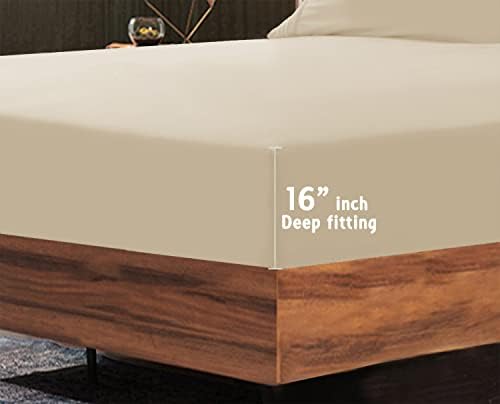 Elegant Comfort Luxe Quality Microfiber 3-Line Sheet Set Breathable