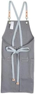 Canvas Apron Nordic Industrial Style Adjustable Fit with Pockets