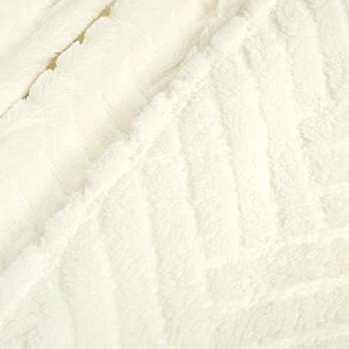 Lush Decor Super Cozy Ultra Soft Sherpa Jacquard Geo
