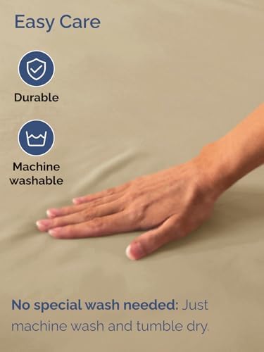 CGK Extra Deep Queen Single Fitted Sheet Only - Beige