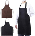 Zerodeko Unisex Bib Aprons with Front Pocket 12 Pack for Garden Work