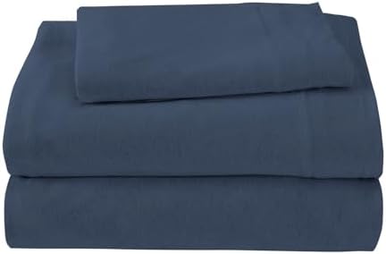 ROYALE LINENS 4-Piece King Jersey Sheet Set - 1 Fitted Sheet, 1 Flat