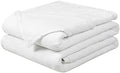 EASELAND Soft Lightweight California King Fleece Blanket, White