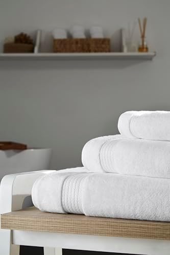 Ozdilek 6-Piece Bath Towel Set, 2 Bath, 2 Hand, 2 Wash, 100% Cotton