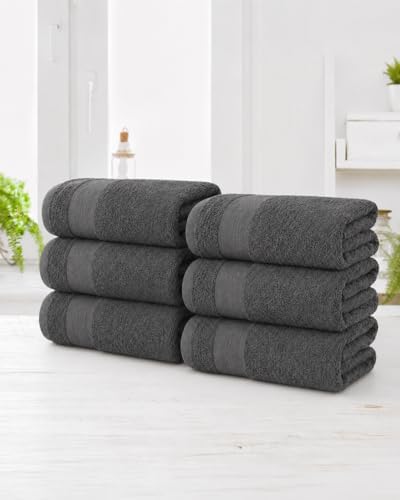 J&V TEXTILES Bath Towel Set Bundle, 100% Cotton, 27 x 52 Inches, Quick