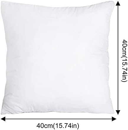 Pillow Inserts 20X20 Set of 2, 2 Pack Premium White Square Pillow