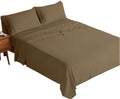 Queen Size Bed Sheet Set, 4 Piece with 16 Inch Deep Pocket Queen