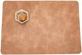 Dining Room Rectangle Placemat Set for 6, 11.82 x 16.93 Inches PU