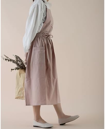 Adjust Cotton Linen Cooking Apron Fabric Coffee Restaurant Canvas Work