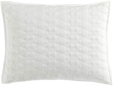 BOURINA Quilt Set White King Embroidery 3-Piece Soft Bedding Set