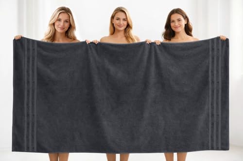 DAN River 2 Pack Bath Sheets Extra Large 35x70, Large Bath Towels for