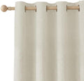 Blackout Curtains for Bedroom 108 inch Curtains,2 Panels,Beige