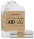 Threadmill Home Linen Standard Pillowcases - 800 Thread Count Sateen
