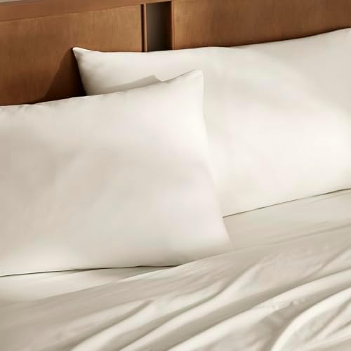 BOLL & BRANCH Signature Hemmed Sheet Set, Split King, Cream