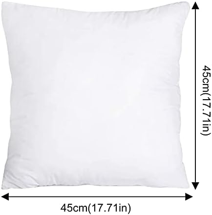 18x18 Pillow Inserts Set Of 2,2025 New Square Soft Cotton Down
