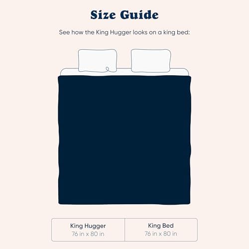 Bearaby King Size - Hand-Knit Weighted Blankets - Breathable, Cooling