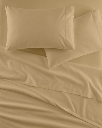 Sheets Set, Breathable Luxury Microfiber 4 Piece Bed Sheet Set with