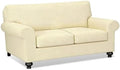 URBANLIFE 3-Piece Stretch Sofa Covers for 2 Cushion Couch, Cream