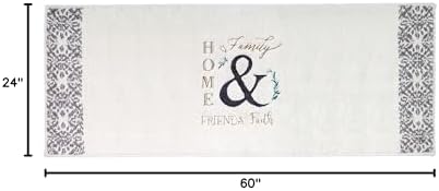 Avanti Linens - Farmhouse Bathroom Rug 24x60, Soft & Absorbent Cotton