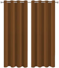 2 Panels Blackout Curtains Room Darkening Window Drapes Window