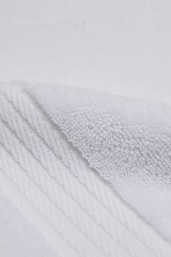 Ozdilek 6-Piece Washcloth Set 13x13 100% Turkish Cotton, 600 GSM