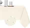 Obstal 210GSM Rectangle Table Cloth, Ivory, 60 x 102 Inch
