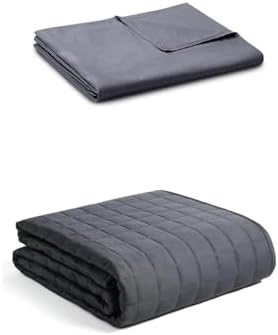 YnM Exclusive Weighted Blanket 3.0 3-Side Zipper Duvet Cover