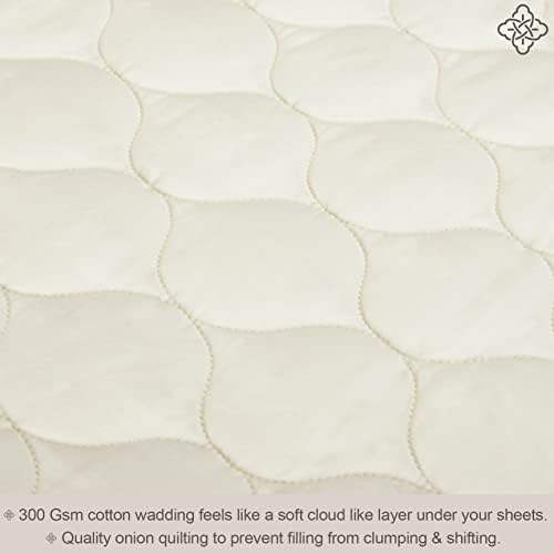 Bioweaves 100% Organic Cotton Mattress Pad Cover, GOTS Certified