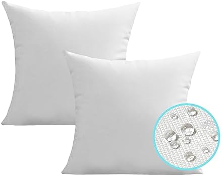 VAKADO Outdoor Waterproof Throw Pillow Covers 18X18 Set of 2