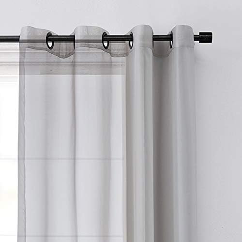 CurtainFresh Odor Neutralizing Sheer Voile Grommet Window Curtain for