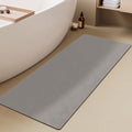 TYUU Thin Bath Mat Runner, Long Bathroom Rugs Non Slip 24x60 Light