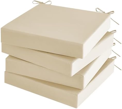 Outdoor Chair Cushions Set of 4 for Outdoor Patio Furniture