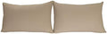 ALYVIA SPRING Stretch Pillowcases Standard Size Set of 2, Taupe