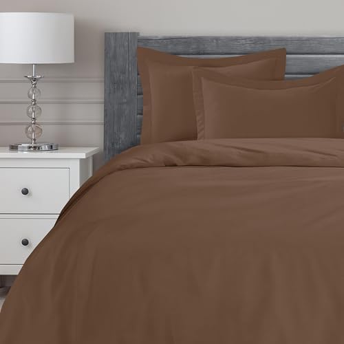 Mocassi Luxury Queen Size 3-Piece Duvet Cover Set - 1800 Premium Hotel