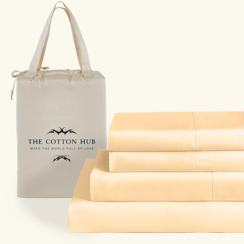 Twin Size Sheets Set - 4 PC Iconic Collection Bedding - 600-Series