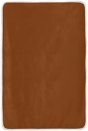 Brown Plush Throw Blankets for Bed Couch and Living Room Suitable