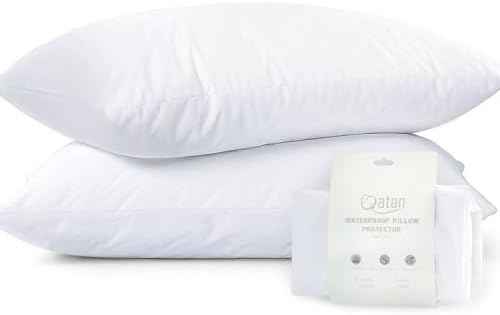 Waterproof Pillow Protectors, Standard Size, Set of 2
