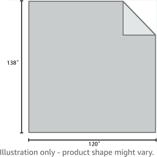 Soft Cozy 120x138 Inches Seamless Oversized King Fleece Blanket, 3D