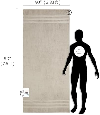 Plus Size - Extra Large Bath Towel - Ultra Oversize Bath Sheet - 100%