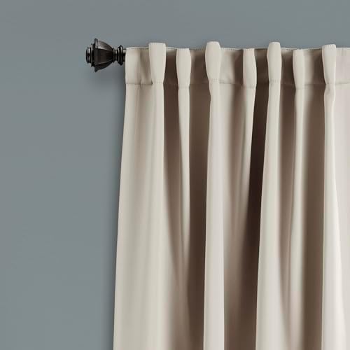 Lush Decor Insulated Back Tab Room Darkening Window Curtain Panels