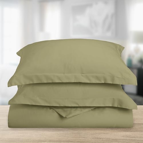 Mocassi Luxury Cal King Size 3-Piece Duvet Cover Set -1800 Premium