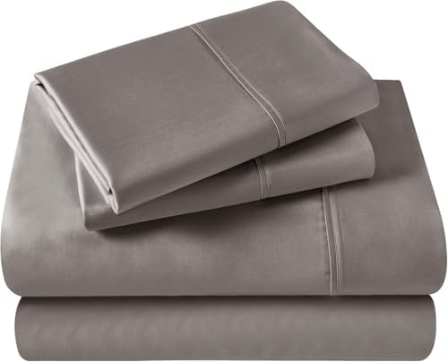 SUPERIOR Egyptian Cotton 400 Thread Count Bed Sheet Set, 1 Elastic