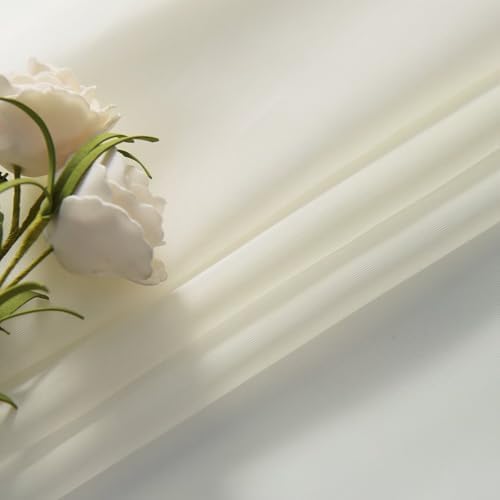 SpaceDresser Sheer Voile Curtains for Living Room 108 Inch Long 2