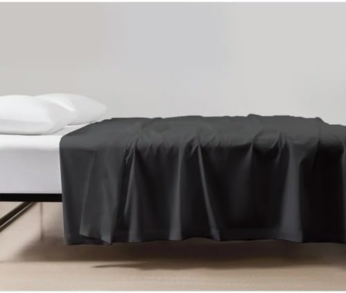1 Piece Cotton Flat Sheet Only, 100% Egyptian Cotton Top Sheet, Ultra