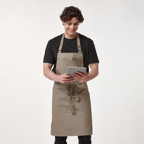 Chef Men Canvas Waterproof Apron Pocket 4251GB