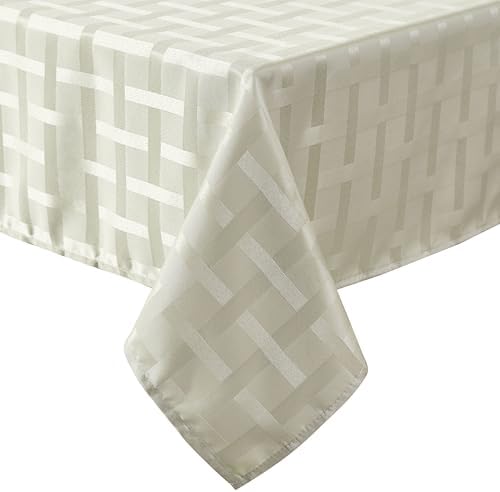 Newbridge Paige Beige 52x70 in Rectangle Water, Stain Resistant