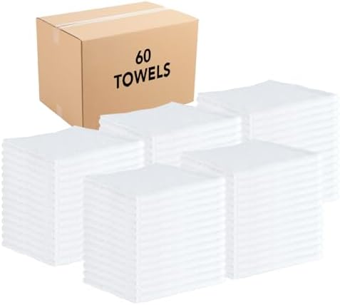 Arkwright Bar Mop Towels Bulk, Case of 60, 100% Cotton Kitchen